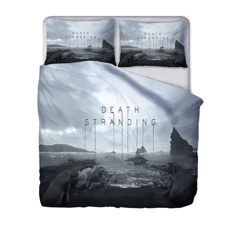 Death Stranding Quilt Cover Pillowcase Bedding Set Home Bedroom Decor