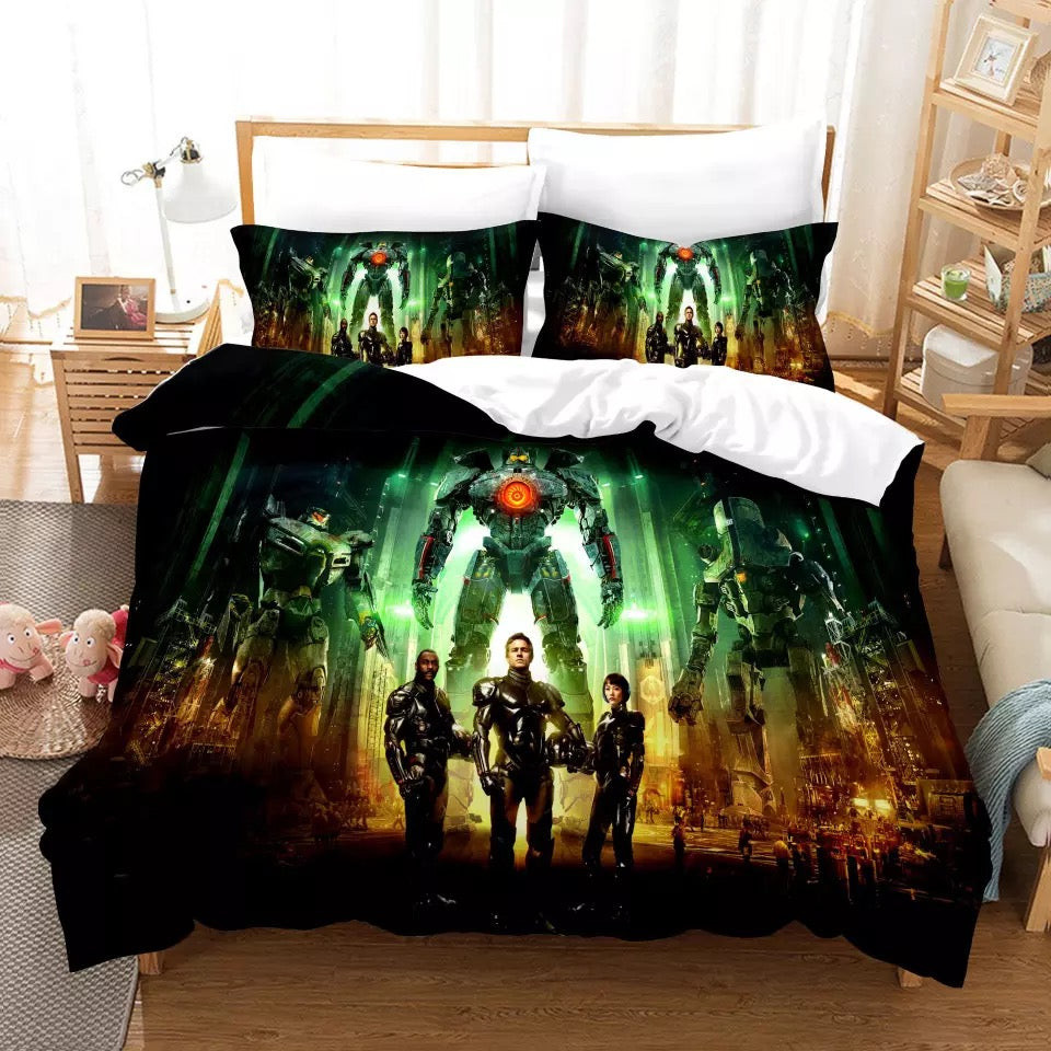 Pacific Rim Quilt Cover Pillowcase Bedding Set Home Bedroom Decor