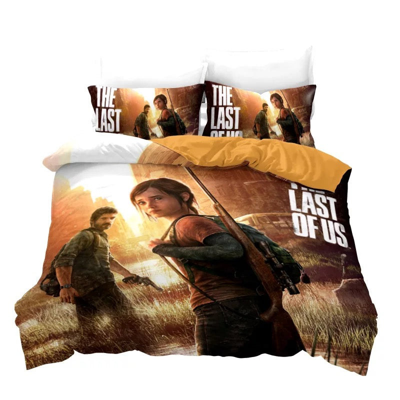 The Last Of Us Quilt Cover Pillowcase Bedding Set Home Bedroom Decor