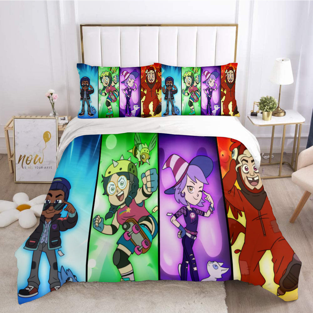 The Owl House Hunter Quilt Cover Pillowcase Bedding Set Home Bedroom Decor