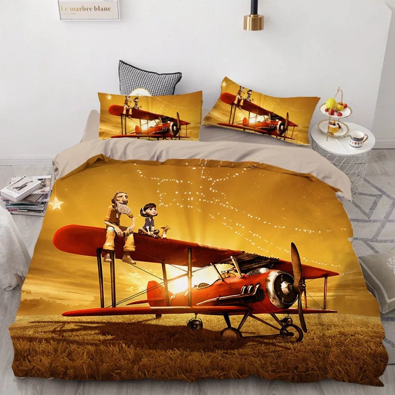 Le Petit Prince The Little Prince Quilt Cover Pillowcase Bedding Set Home Bedroom Decor
