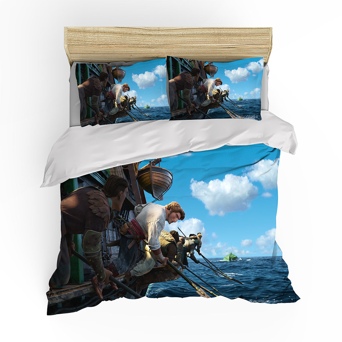 The Sea Beast Quilt Cover Pillowcase Bedding Set Home Bedroom Decor