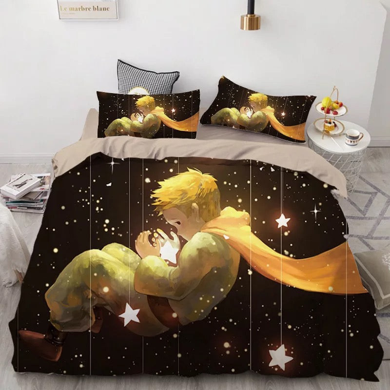 The Little Prince Le Petit Prince Quilt Cover Pillowcase Bedding Set Home Bedroom Decor