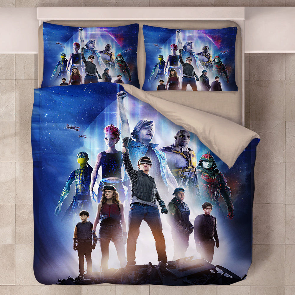 Ready Player One Quilt Cover Pillowcase Bedding Set Home Bedroom Decor