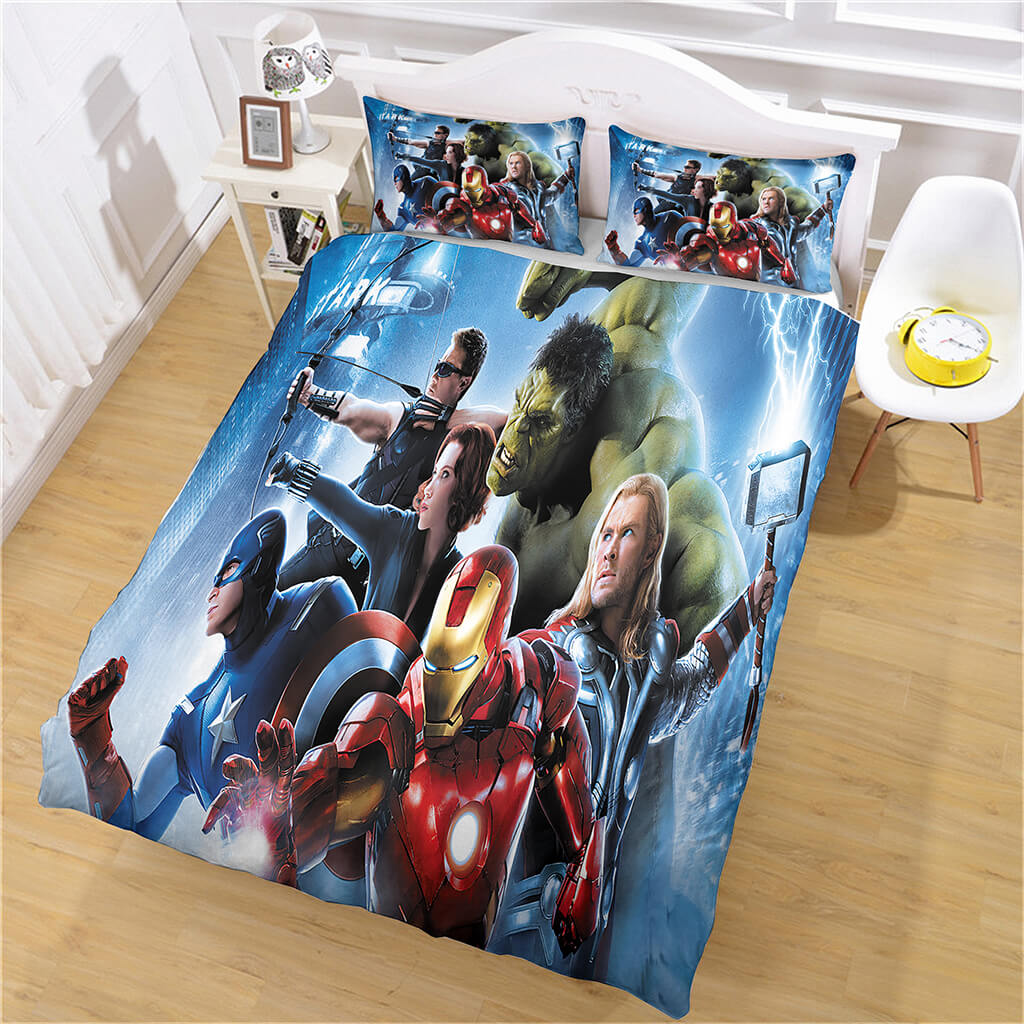 2025 NEW Marvel Avengers Bedding Set Quilt Cosplay Quilt Cover Without Filler