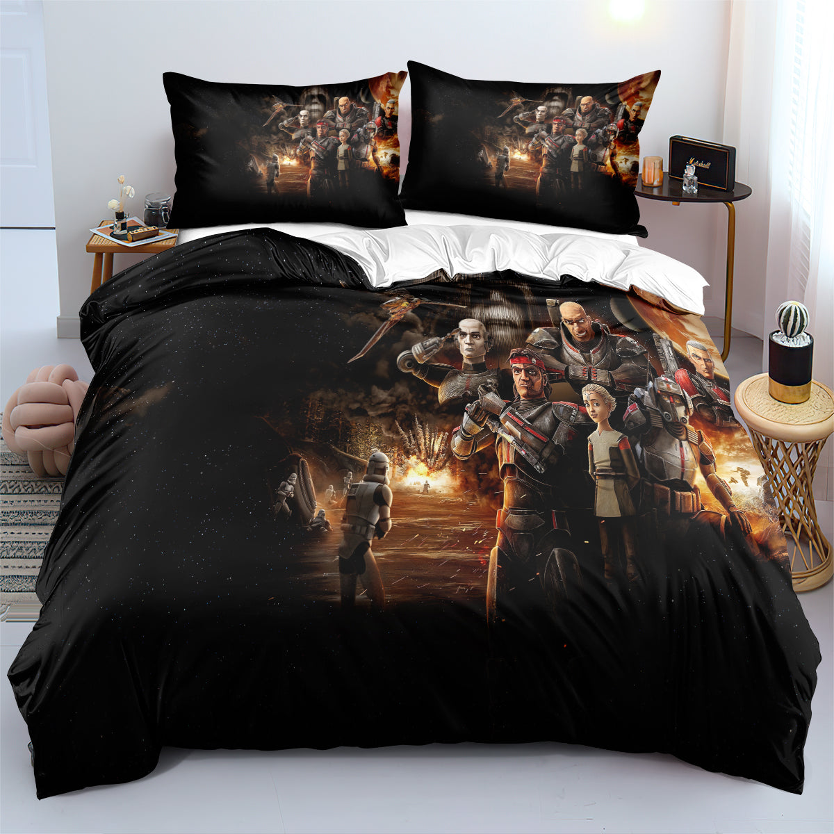 The Book of Boba Fett Quilt Case Pillowcase Bedding Set