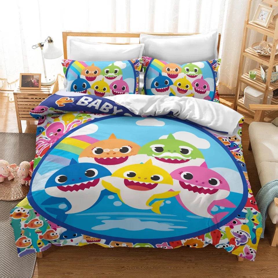 Shark Song #5 Quilt Cover Bedding Set Bed Linen Home Decor