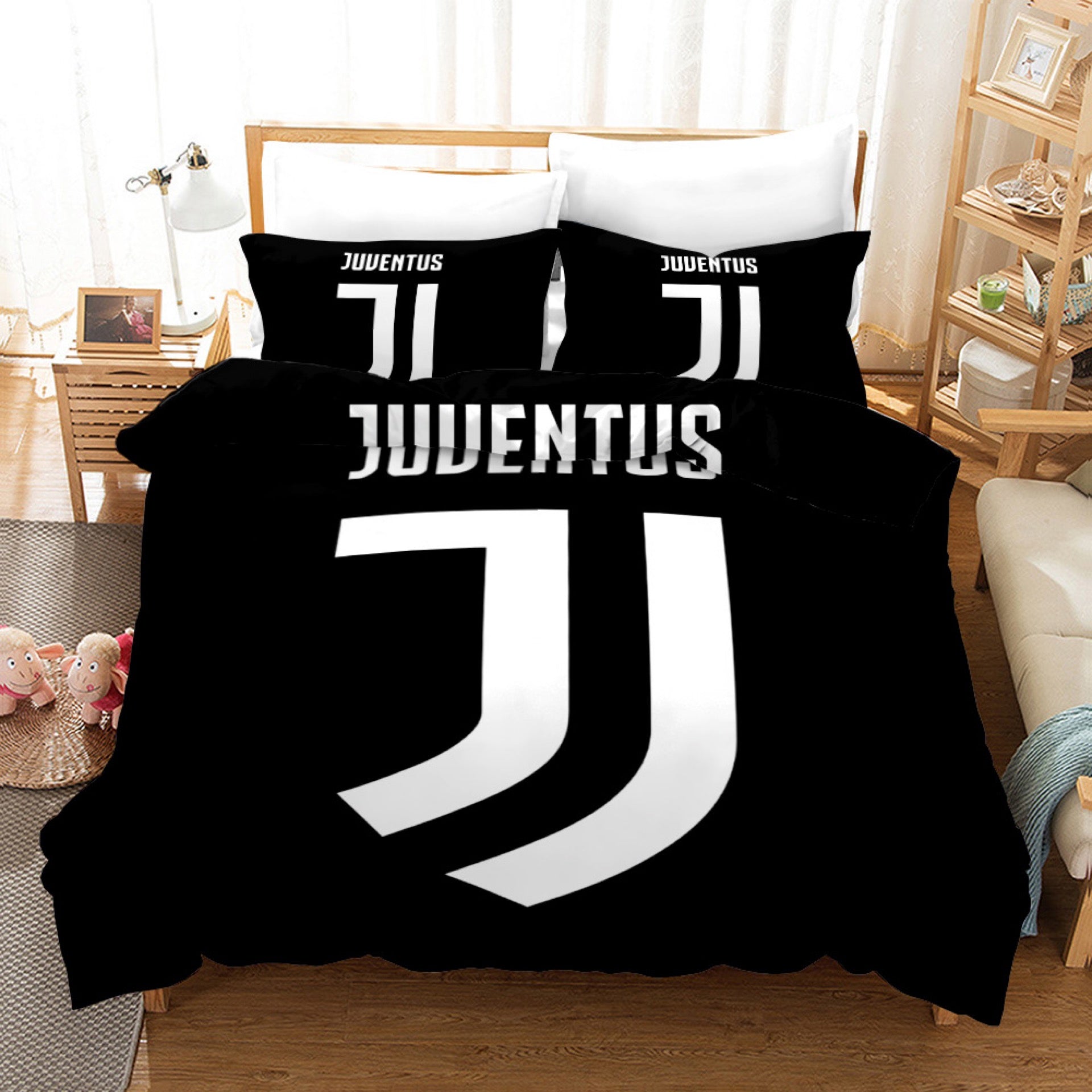 CR7 Football Club #12 Quilt Cover Pillowcase Bedding Set Home Bedroom Decor
