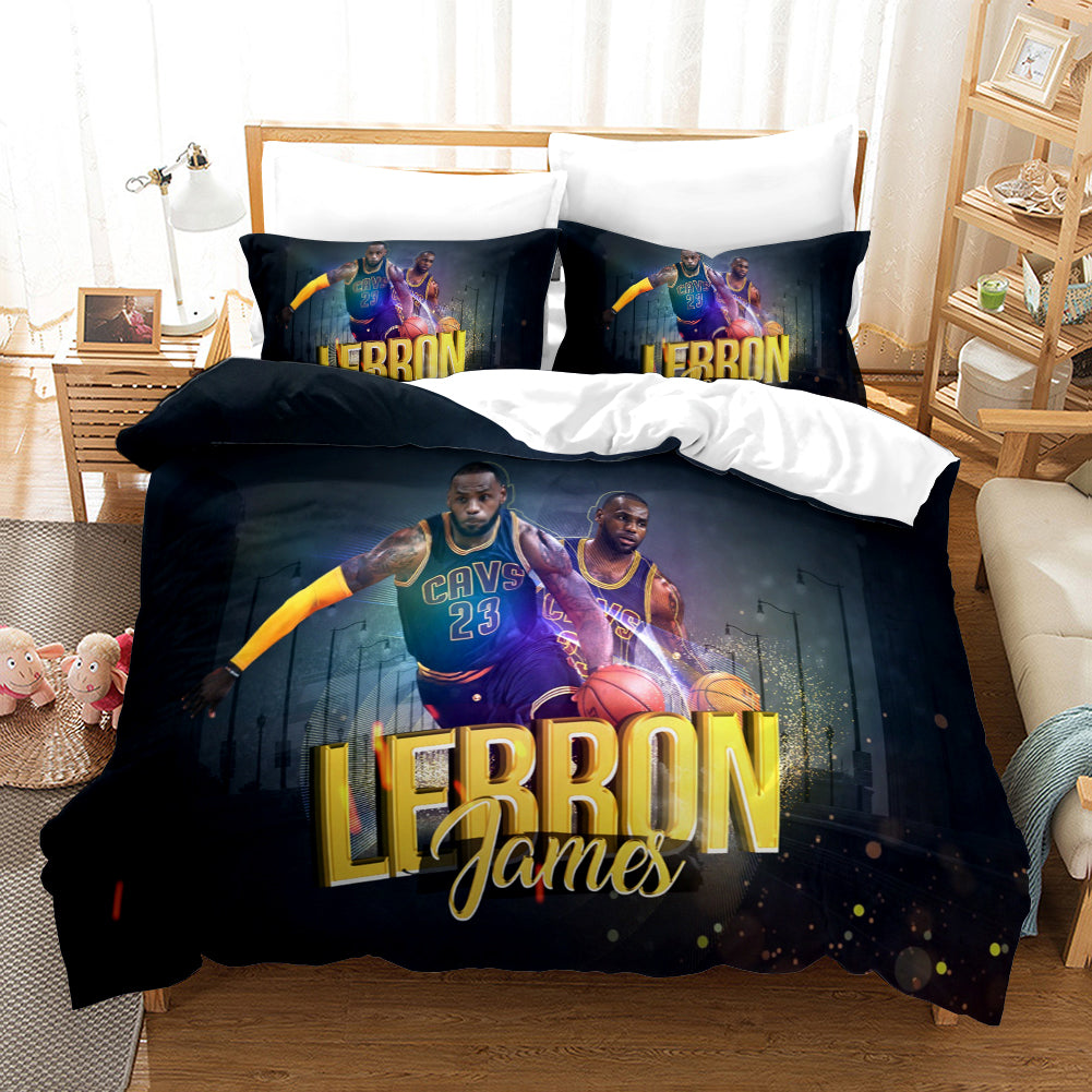 NBA #31 Quilt Cover Pillowcase Bedding Set Home Bedroom Decor