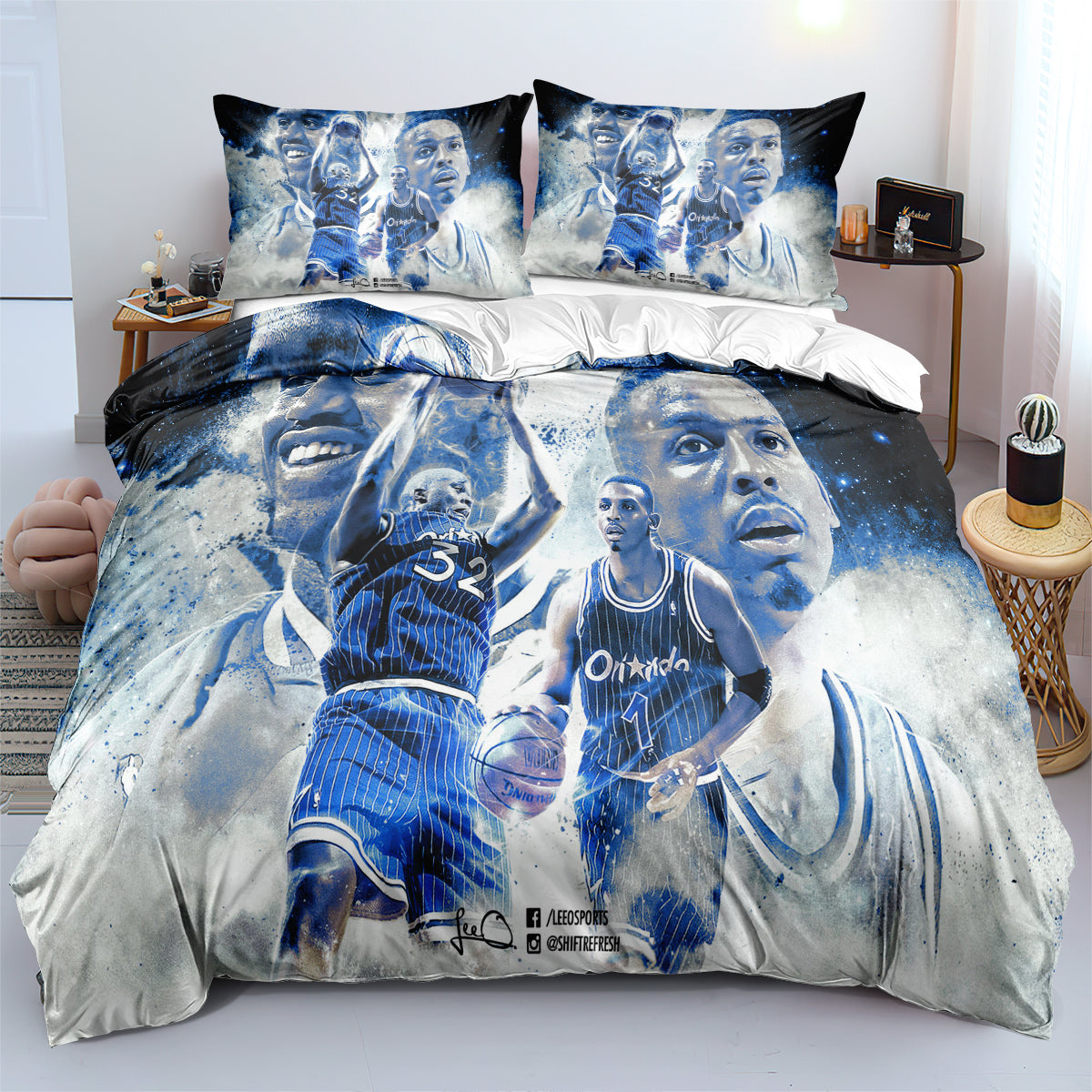 Orlando NBA Magic Bedding Set Quilt Cover Without Filler