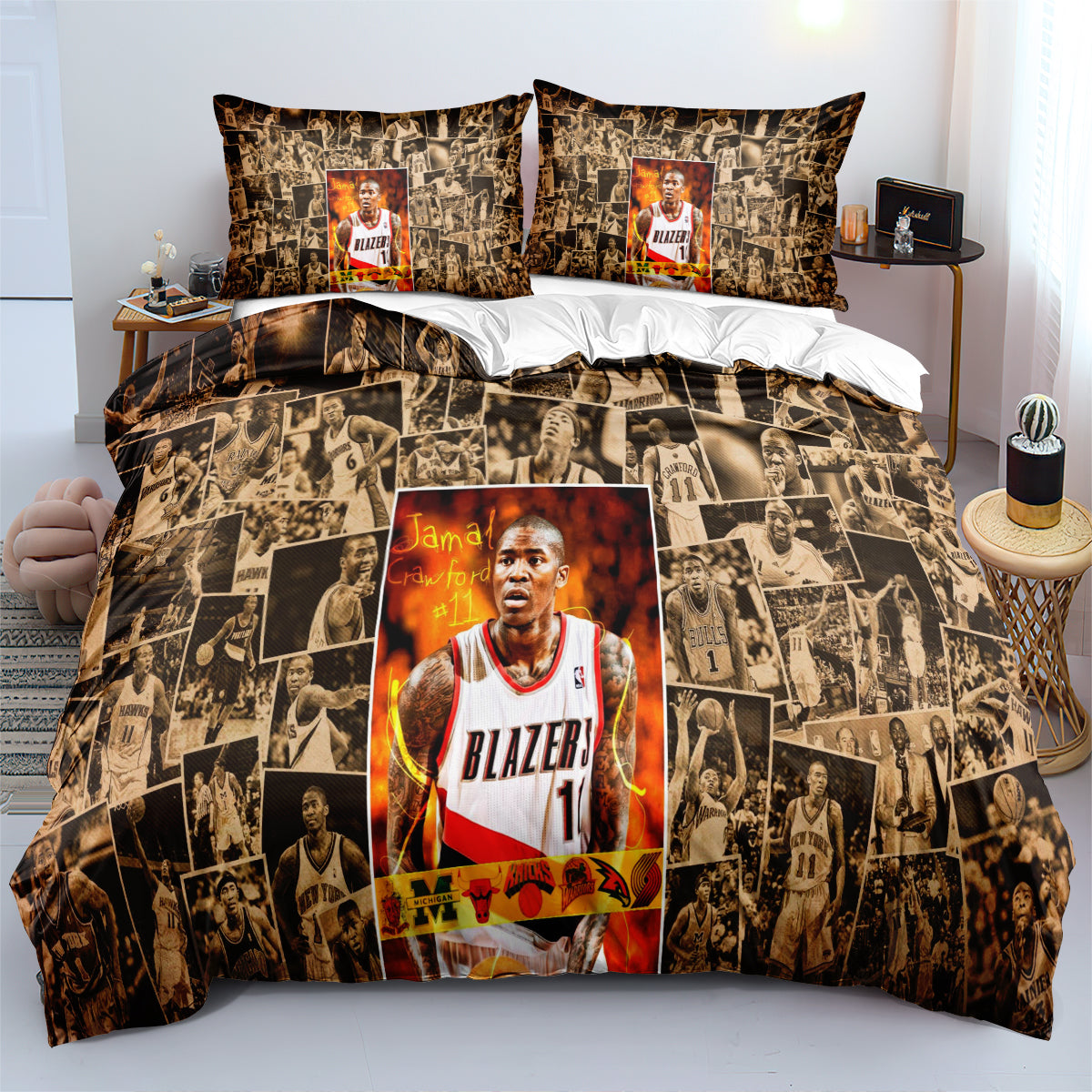 Los Angeles NBA Clippers Bedding Set Quilt Cover Without Filler