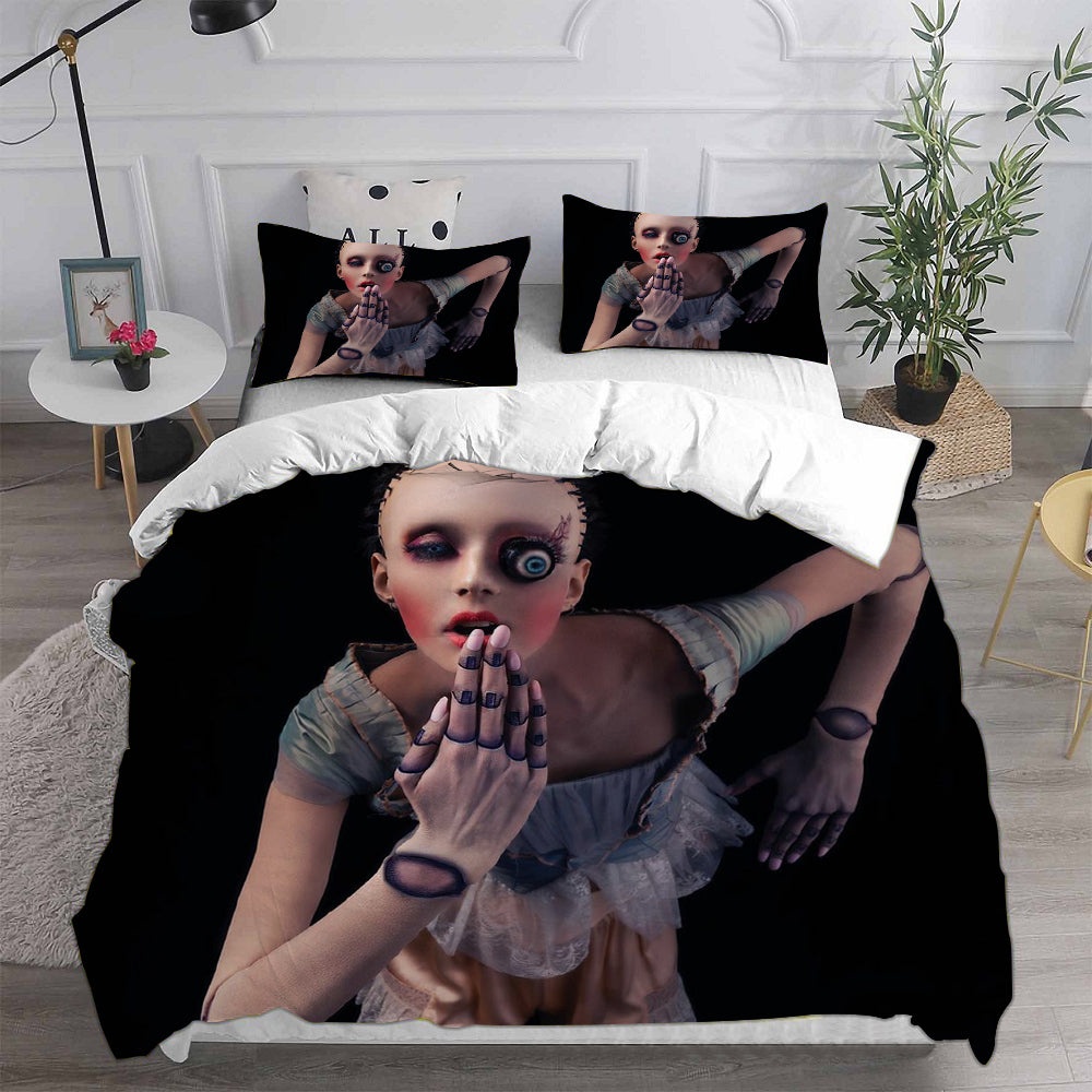American Horror Stories Bedding Sets Gift For Christmas, Thanksgiving, Halloween