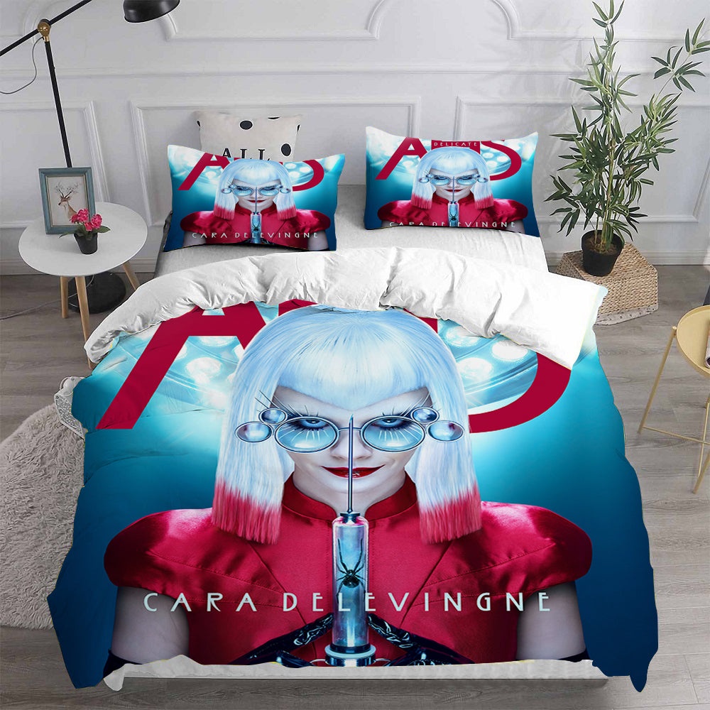 American Horror Story Decorative Bedding Sets For Fan, Halloween, Christmas, Thanksgiving