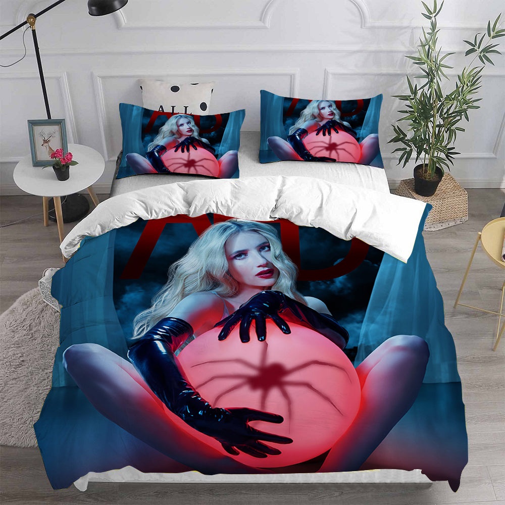 American Horror Story Bedding Sets Gift For Birthday, Halloween, Christmas, Thanksgiving