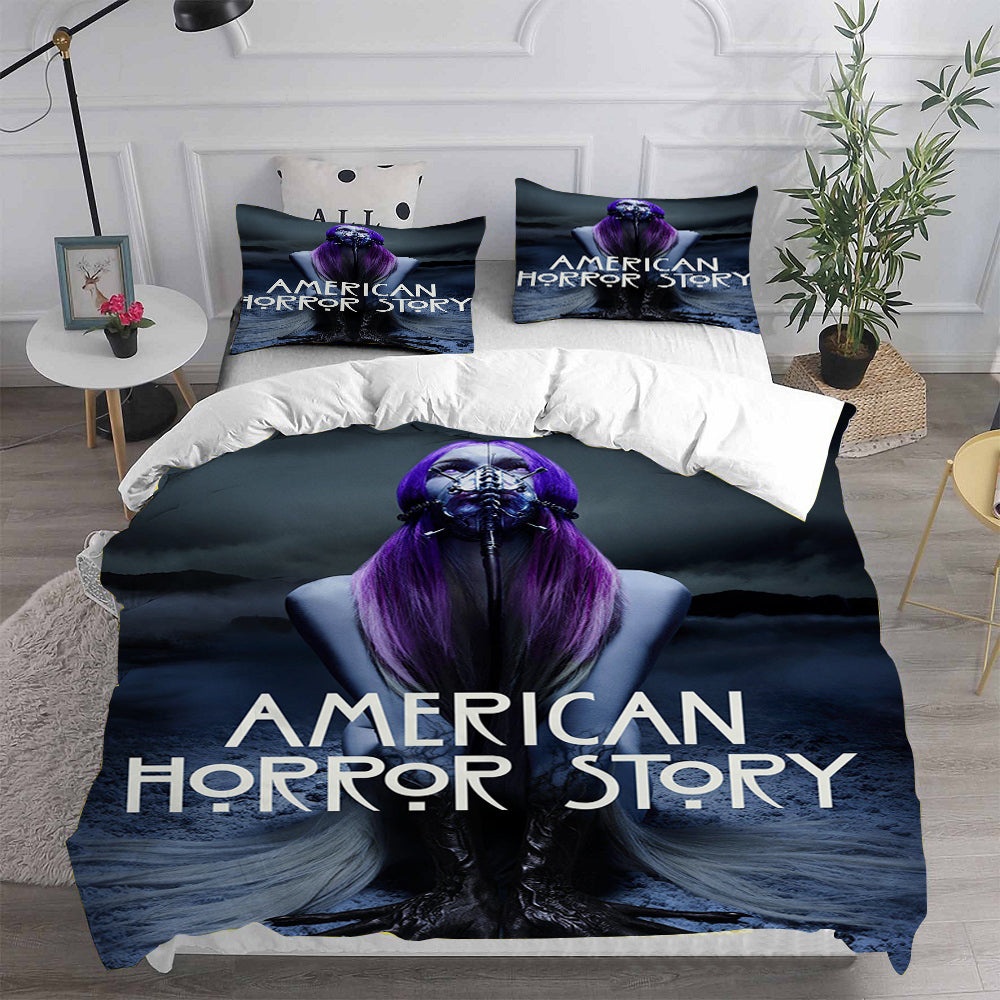 American Horror Story Bedding Sets Gift For Christmas, Halloween, Black Friday