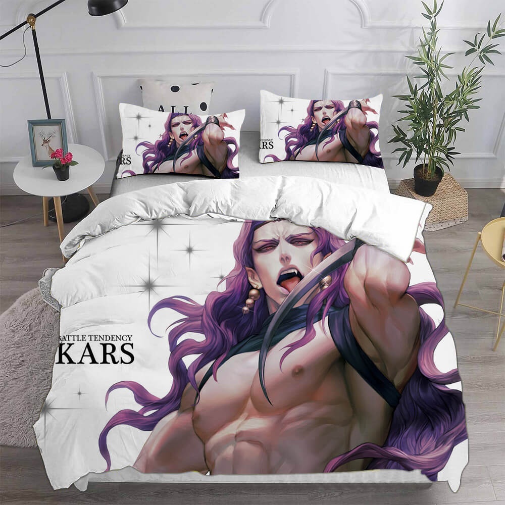 Anime JoJos Bizarre Adventure Stone Ocean Bedding Sets Gift For Halloween, Thanksgiving, Christmas