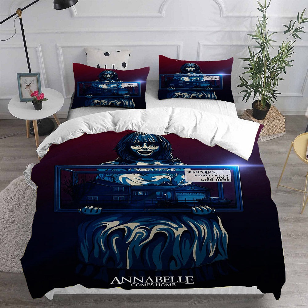 Annabelle Bedding Sets Gift For Fathers Day, Halloween, Christmas