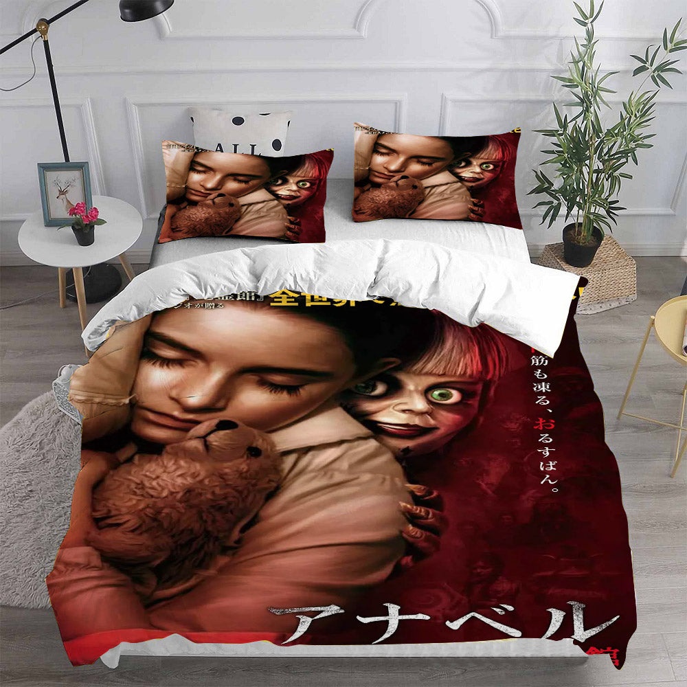 Annabelle Bedding Sets Gift For Christmas, Thanksgiving, Halloween