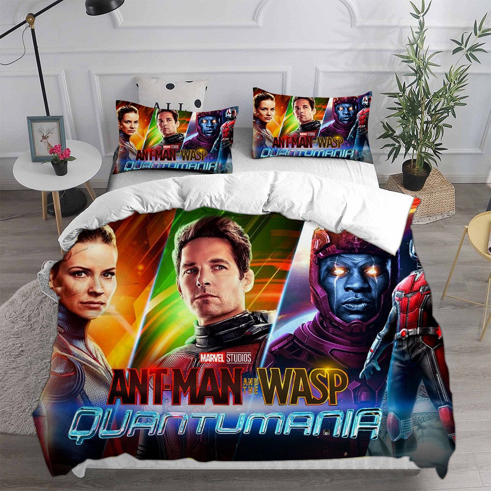 Ant-Man and the Wasp: Quantumania Bedding Sets Gift For Christmas, Birthday, Thanksgiving