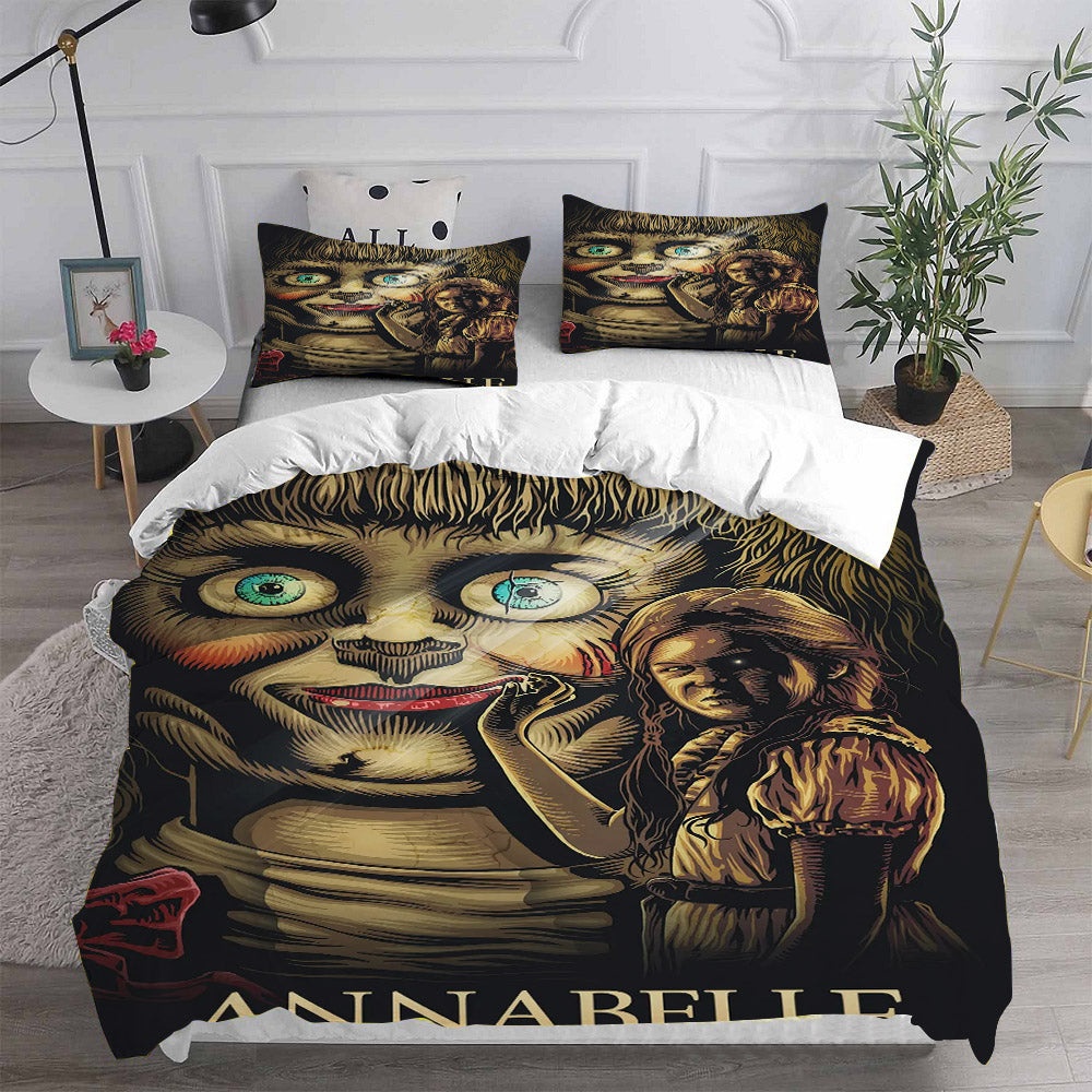 Annabelle Bedding Sets Duvet Cover, Flatsheet, Pillowcases Perfect Gift For Fans