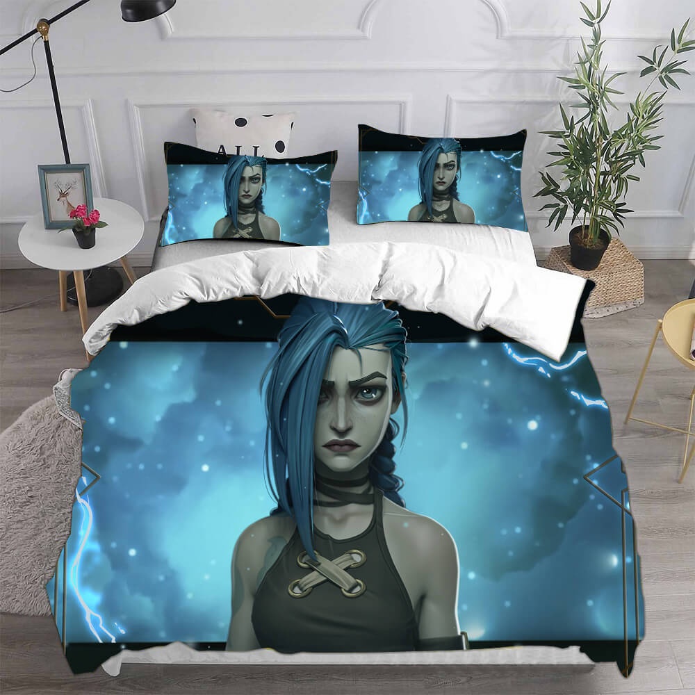 Arcane Season 1 Bedding Sets Gift For Christmas, Thanksgiving, Halloween