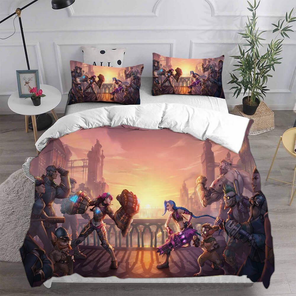 Arcane Season 1 Bedding Sets Gift For Wife, Husband, Besties