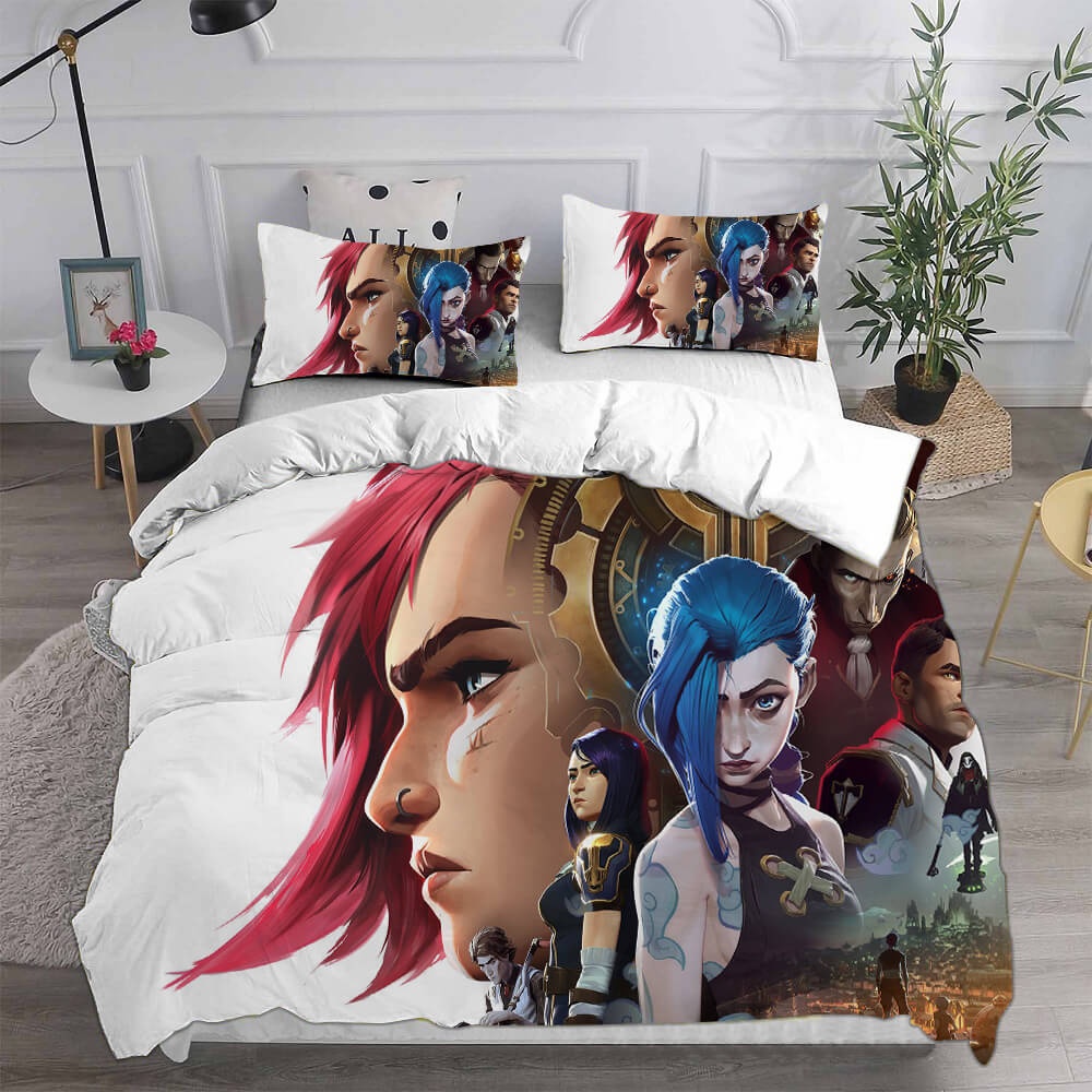 Arcane Season 1 Bedding Sets Gift For Birthday, Halloween, Christmas, Thanksgiving