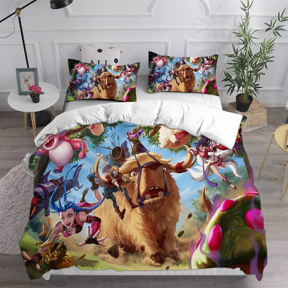 Arcane Season 1 Bedding Sets Duvet Cover, Flatsheet, Pillowcases For Every Bedroom