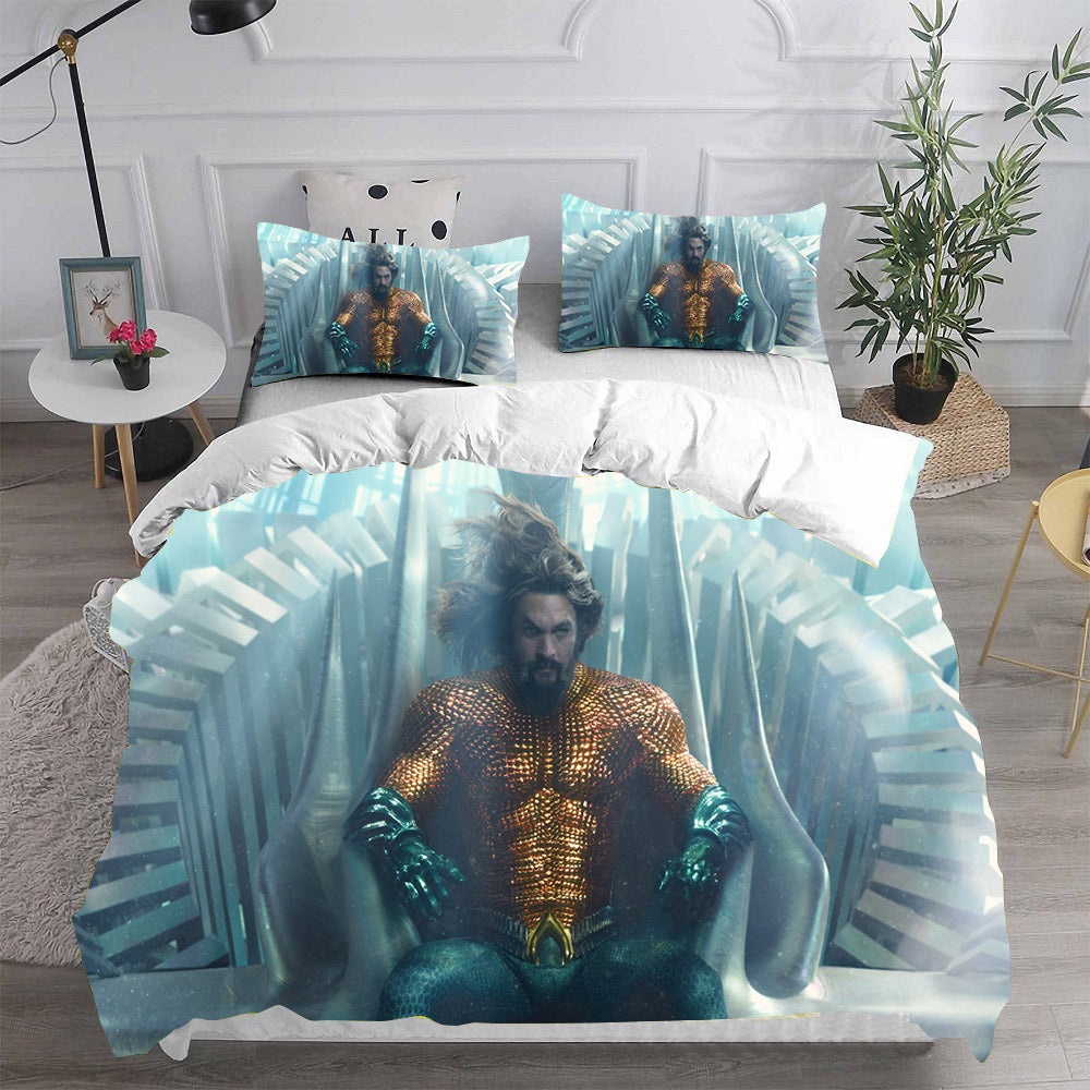 Aquaman and the Lost Kingdom Bedding Sets Gift For Birthday, Halloween, Christmas, Thanksgiving