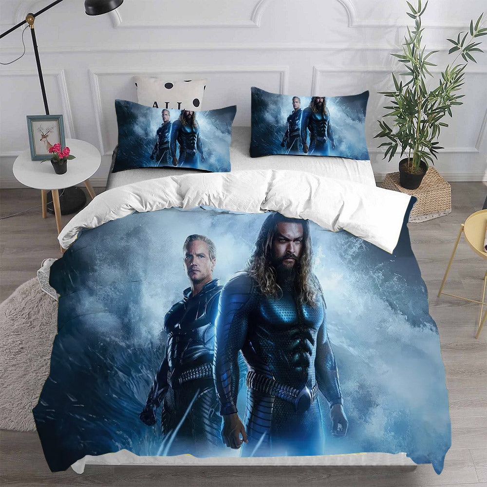 Aquaman and the Lost Kingdom Bedding Sets Gift For Wife, Husband, Besties