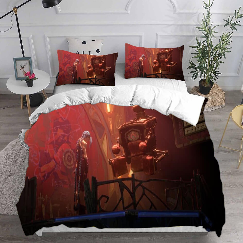 Arcane: League of Legends Bedding Sets Gift For Christmas, Halloween, Black Friday