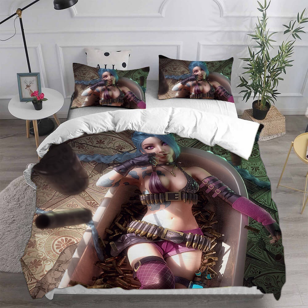 Arcane: League of Legends Bedding Sets Gift For Birthday, Halloween, Christmas, Thanksgiving