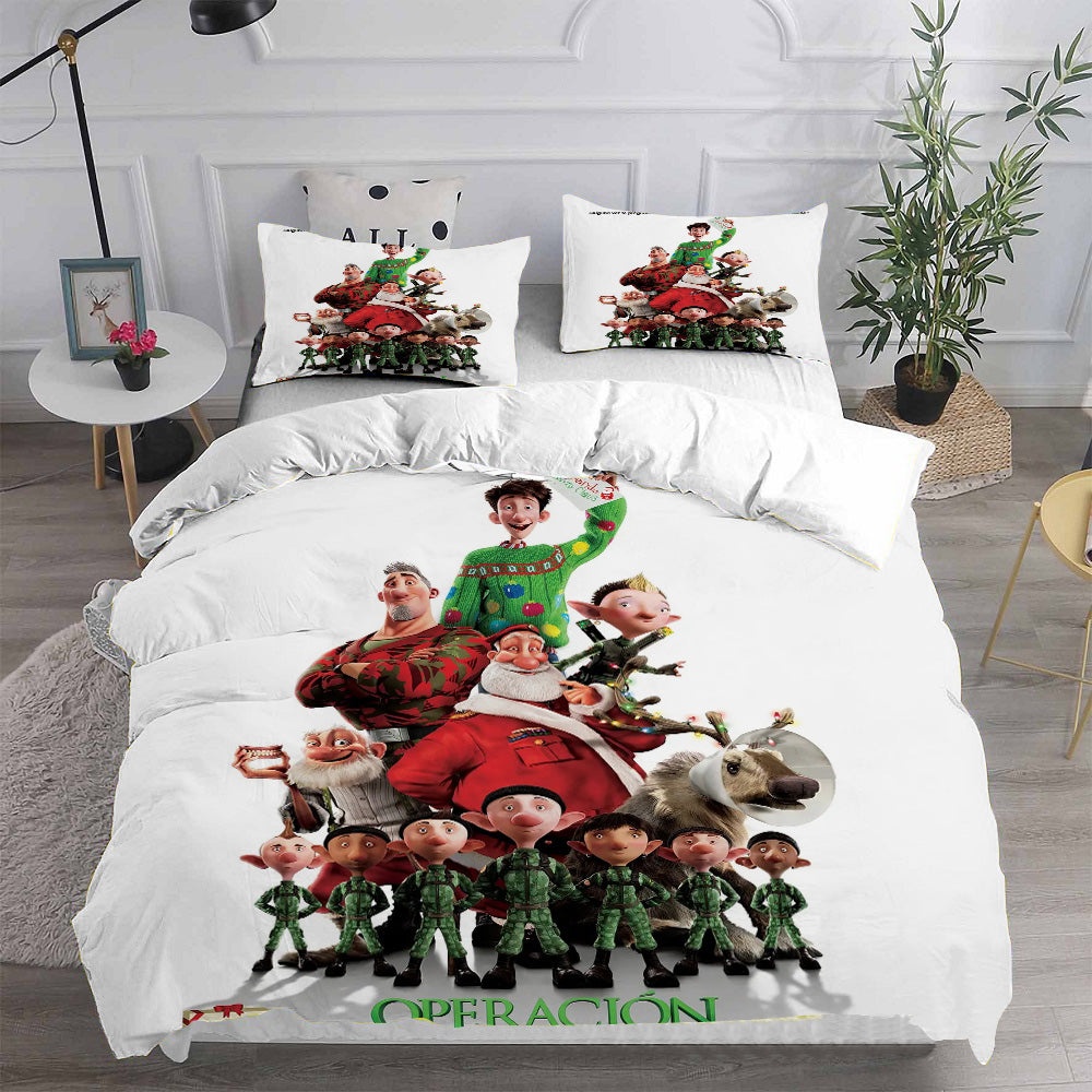 Arthur Christmas Bedding Sets Gift For Wife, Husband, Besties