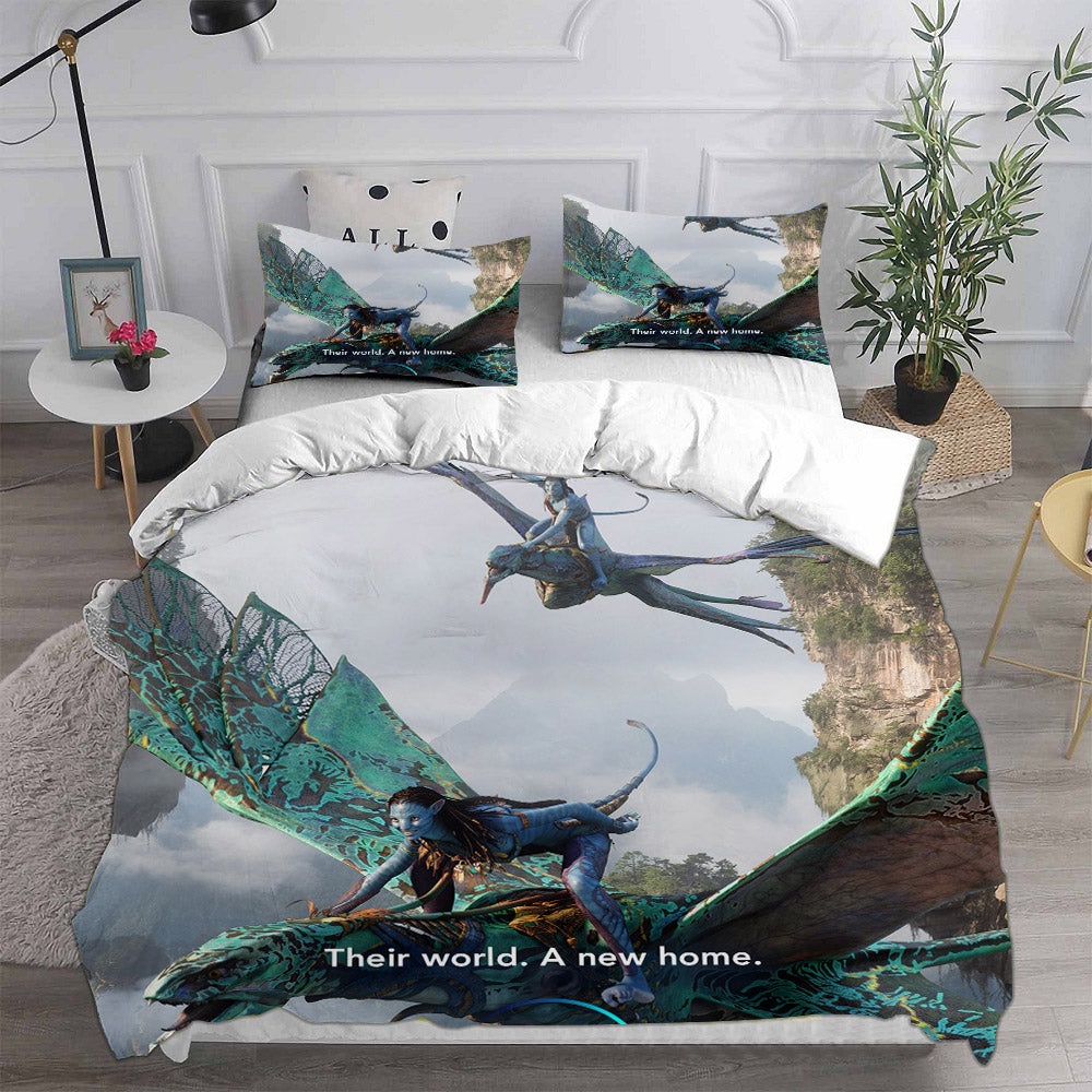 Avatar The Way of Water Bedding Sets Gift For Christmas, Halloween, Black Friday