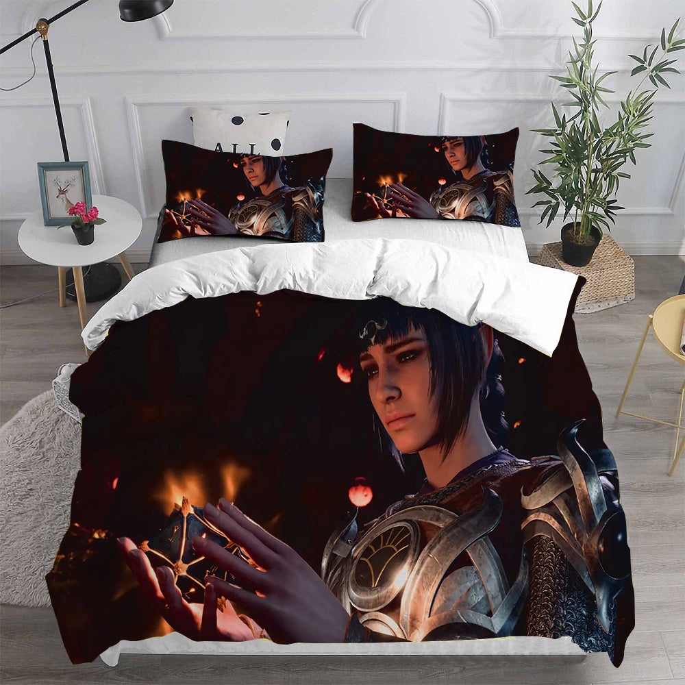 Baldurs Gate Bedding Sets Gift For Wife, Husband, Besties