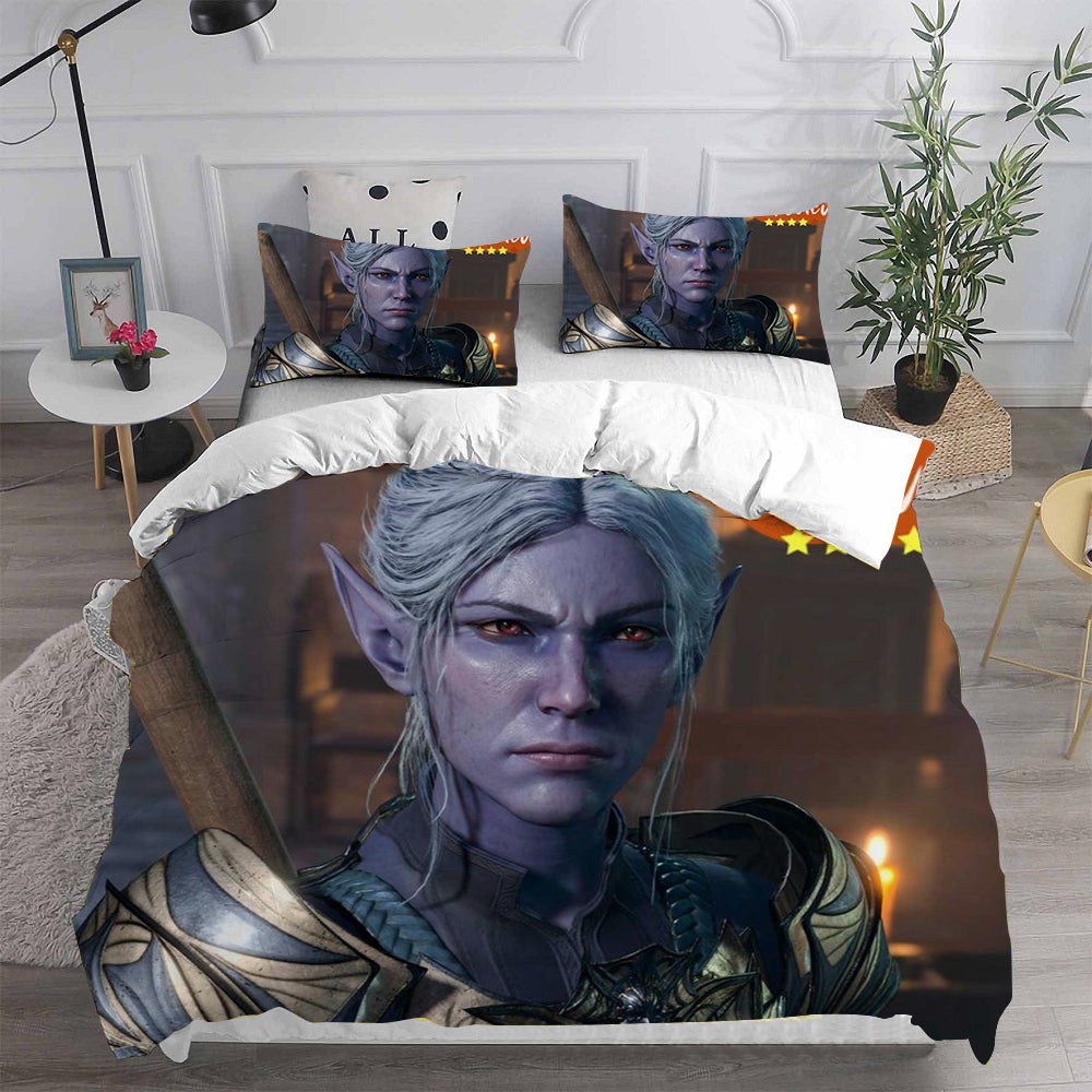 Baldurs Gate Bedding Sets Duvet Cover, Flatsheet, Pillowcases Perfect Gift For Fans