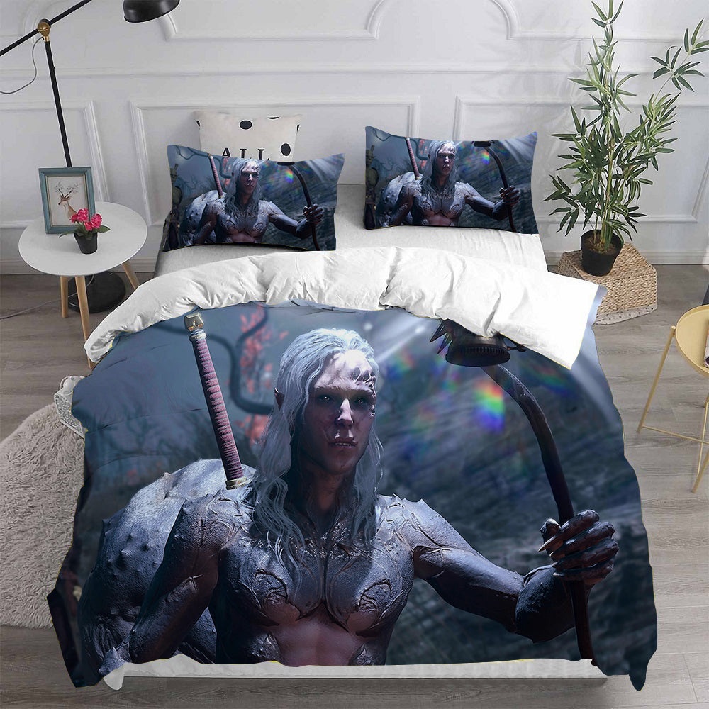 Baldurs Gate Bedding Sets Gift For Halloween, Thanksgiving, Christmas
