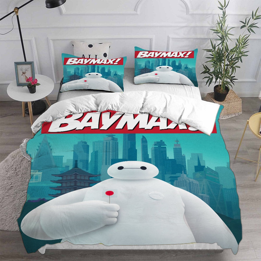 Baymax Bedding Sets Duvet Cover, Flatsheet, Pillowcase For Your Lover