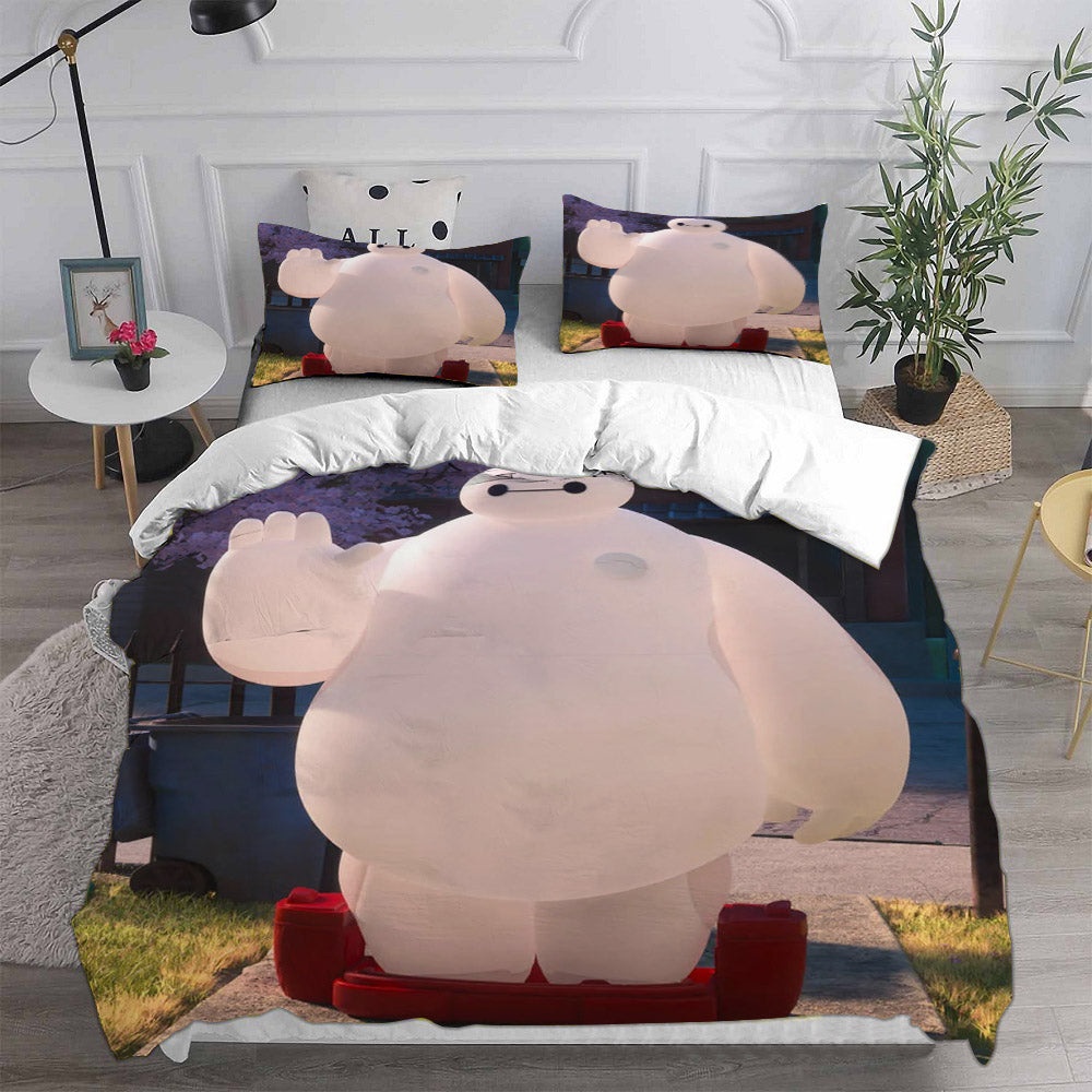 Baymax Bedding Sets Gift For Halloween, Thanksgiving, Christmas
