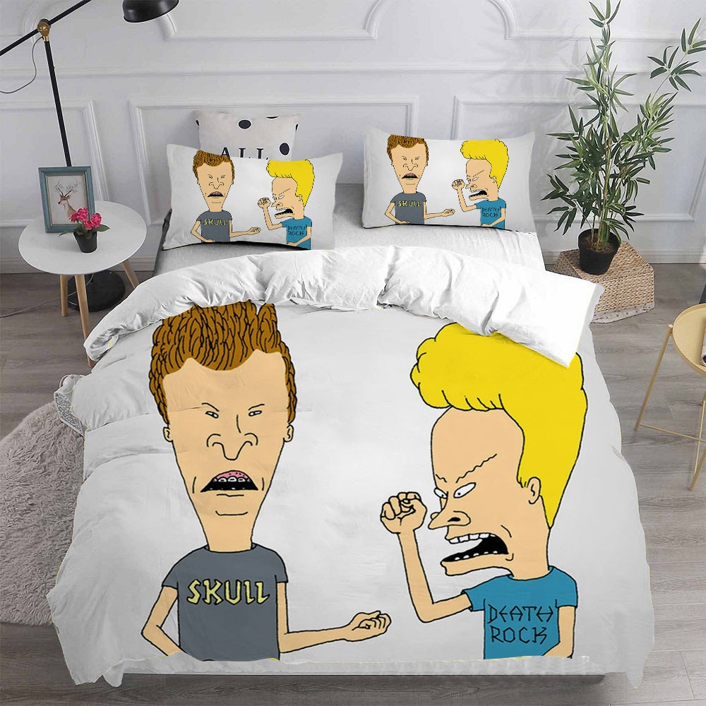 Beavis and Butt-Head Bedding Sets Gifts For Family Members On Christmas, Black Friday