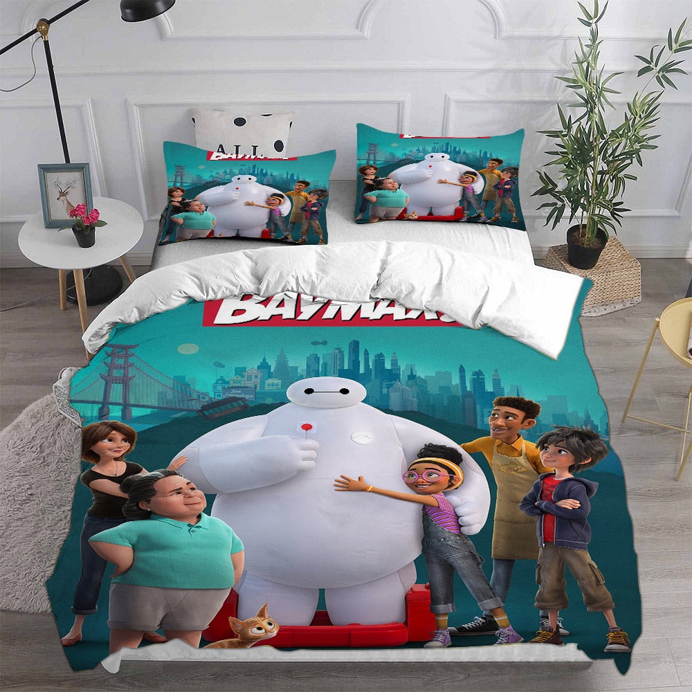 Baymax Decorative Bedding Sets For Fan, Halloween, Christmas, Thanksgiving