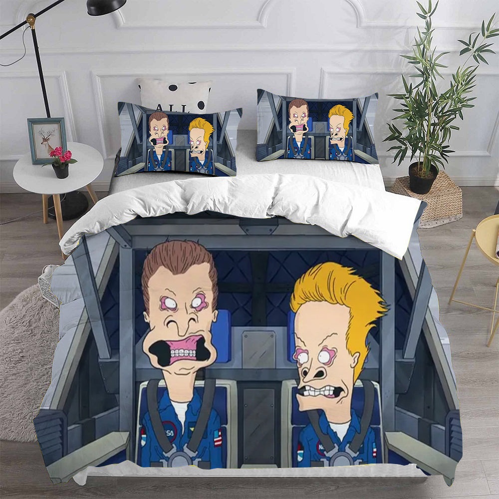Beavis and Butt-Head Bedding Sets Gift For Christmas, Birthday, Thanksgiving