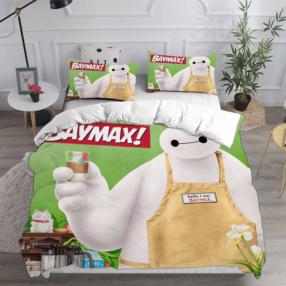Baymax Bedding Sets Gift For Wife, Husband, Besties