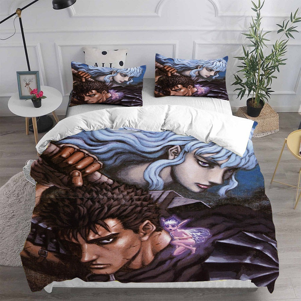 Berserk: Golden Age Arc I The Egg of the King Bedding Sets Gift For Birthday, Halloween, Christmas, Thanksgiving