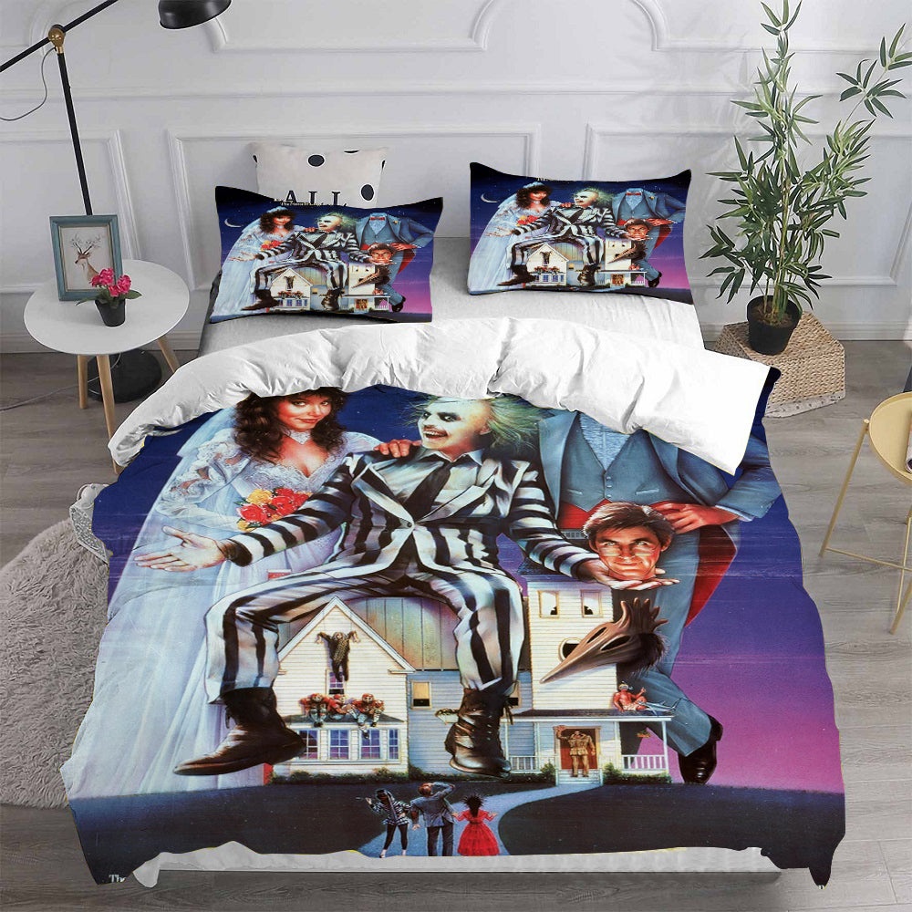 Beetlejuice Bedding Sets Duvet Cover, Flatsheet, Pillowcases For Every Bedroom