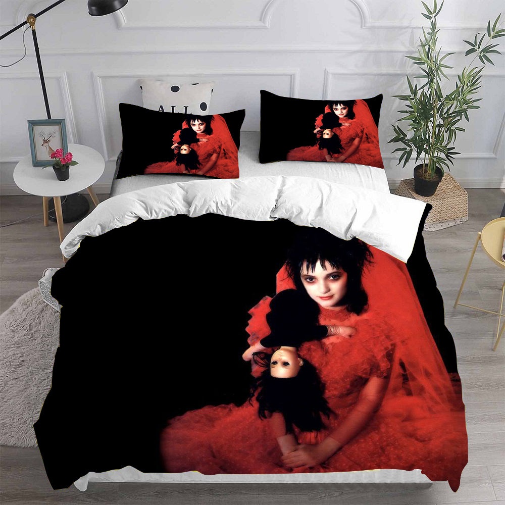 Beetlejuice Bedding Sets Gift For Christmas, Thanksgiving, Halloween