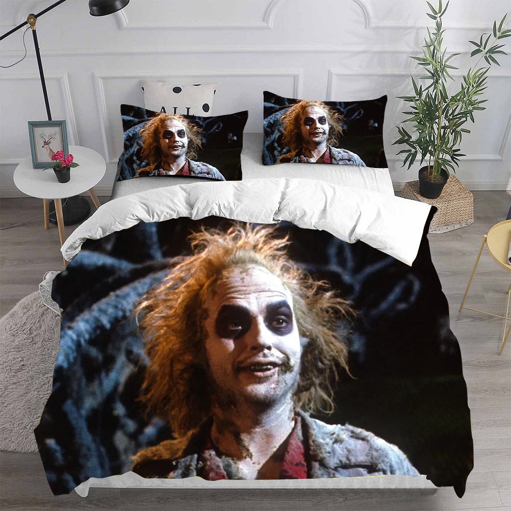Beetlejuice Bedding Sets Gift For Birthday, Halloween, Christmas, Thanksgiving