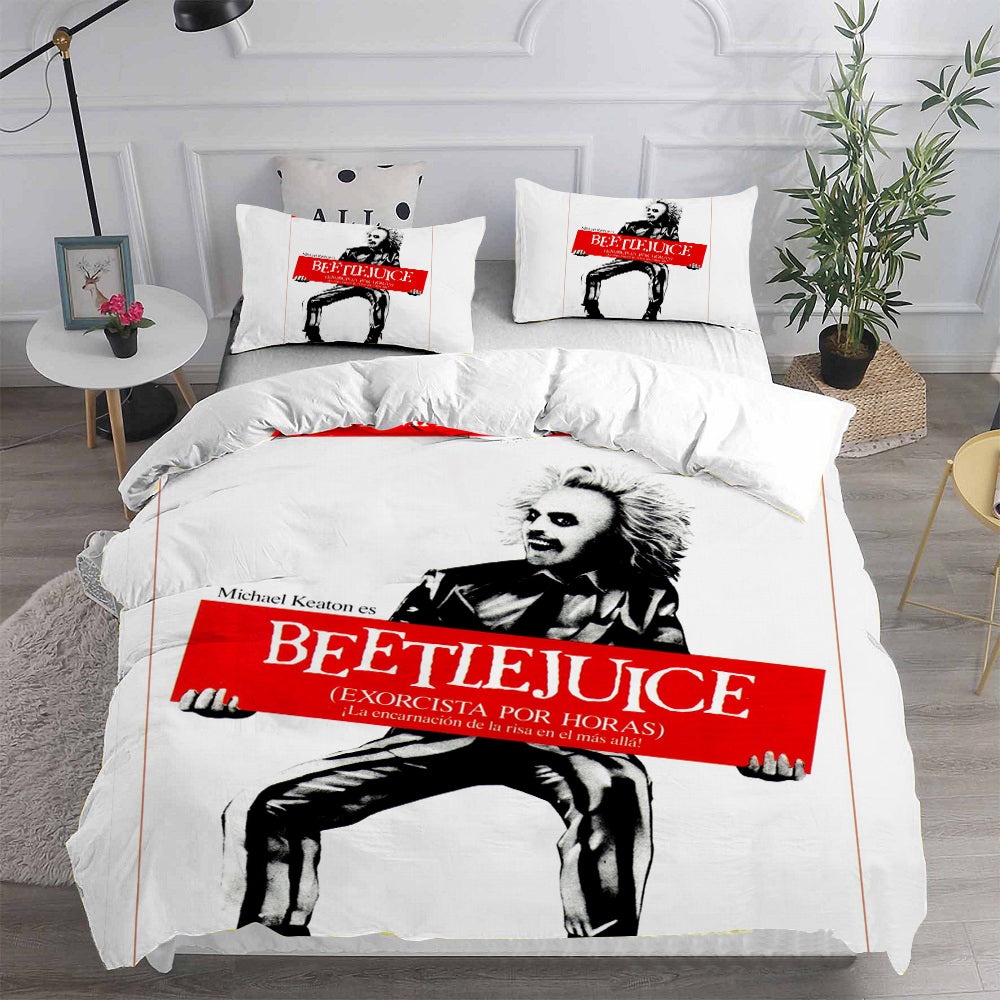 Beetlejuice Bedding Sets Gift For Fathers Day, Halloween, Christmas