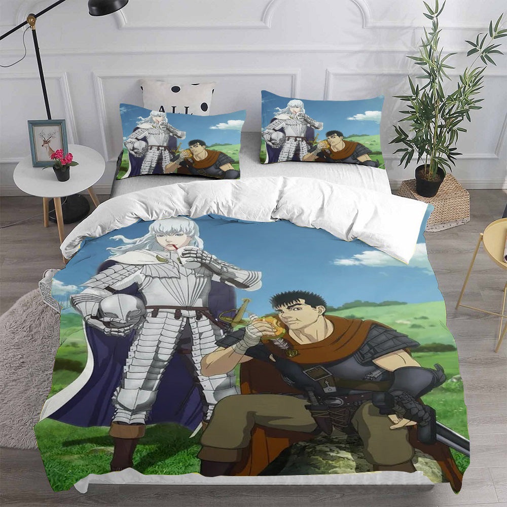 Berserk: Golden Age Arc I The Egg of the King Bedding Sets Gift For Fathers Day, Halloween, Christmas