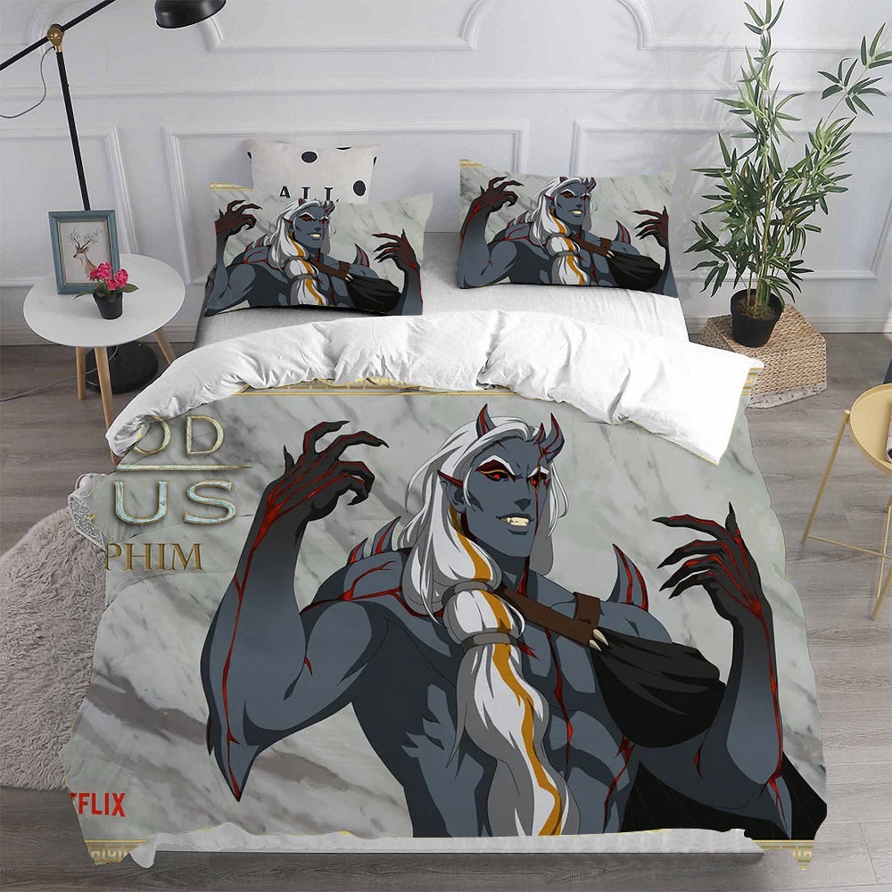 Blood of Zeus Bedding Sets Gift For Birthday, Halloween, Christmas, Thanksgiving